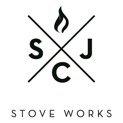 SCJ STOVE WORKS logo